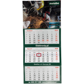 METABO Kalendarz trójdzielny 2026