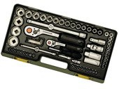 PROXXON Zestaw kluczy nasadowych 1/2" i 1/4" 65 elementów PR23286 Walizka